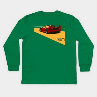 f40 Kids Long Sleeve T-Shirt